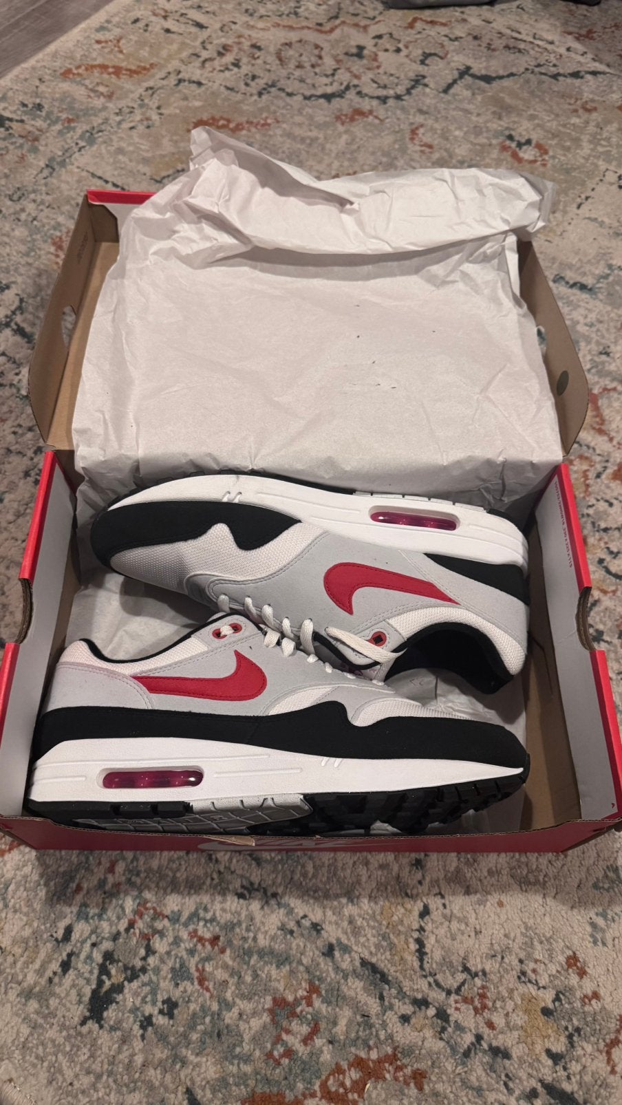 Nike air max 1, Kleding | Heren, Schoenen, Wit, Overige typen, Ophalen of Verzenden, Zo goed als nieuw