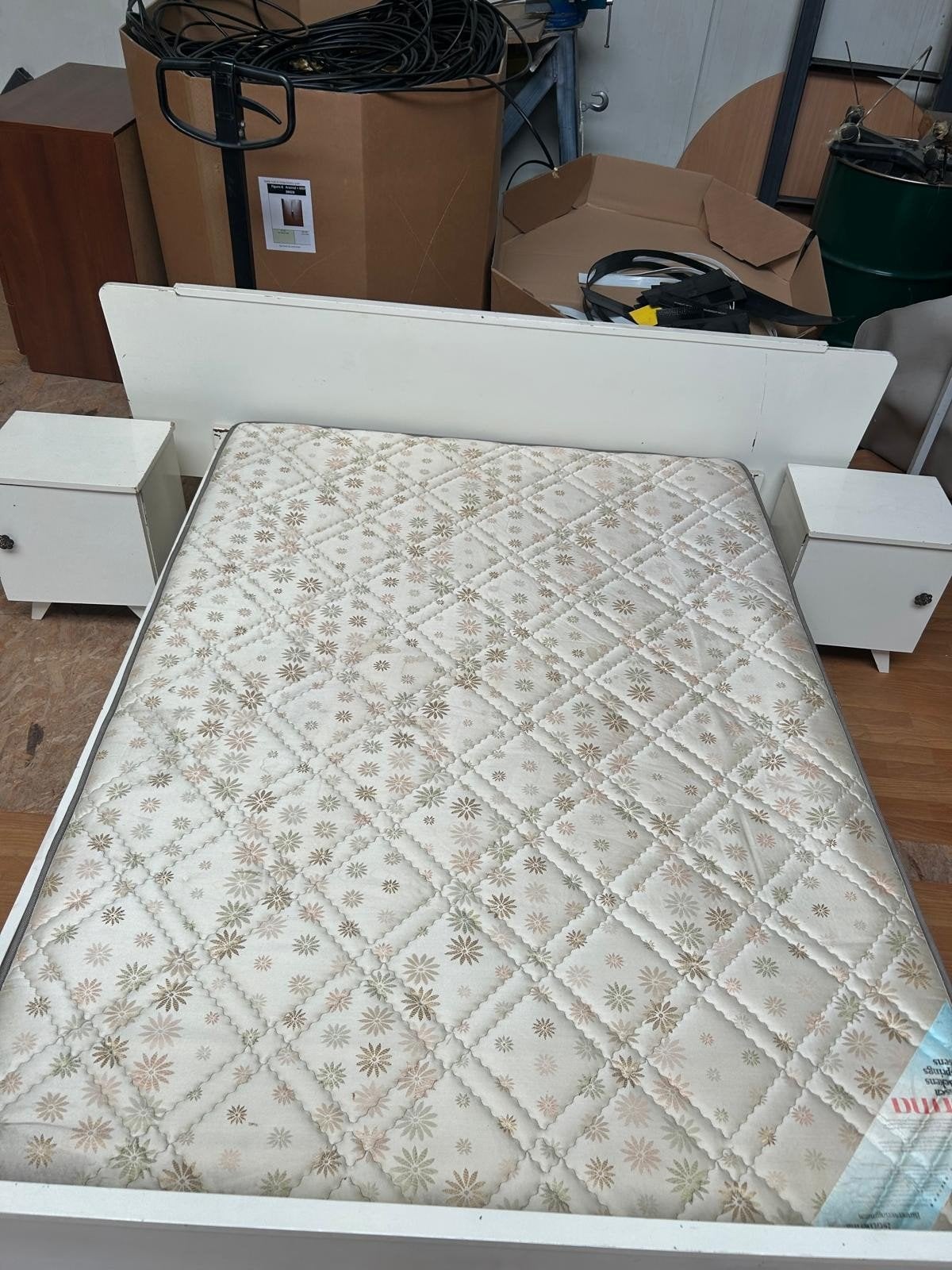 vintage bed twijfelaar, Ophalen, Gebruikt, Onbekend, Twijfelaar