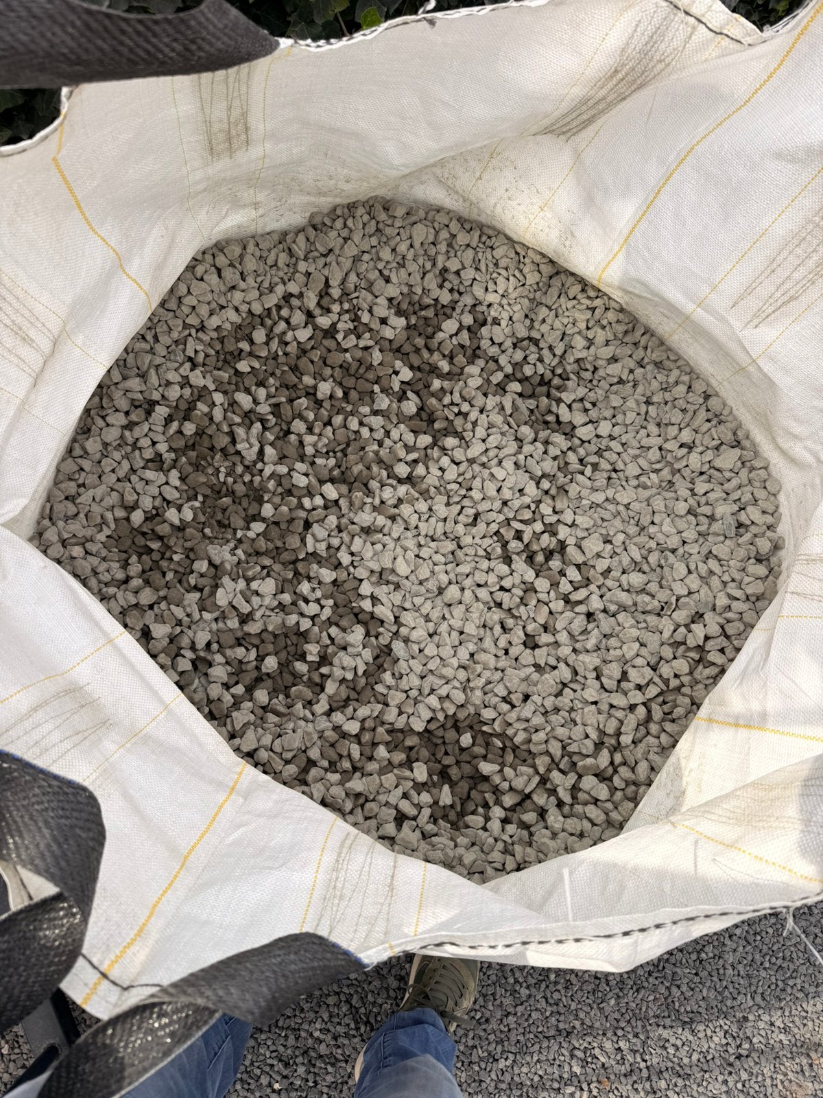 Basalt split gravel 16-32 mm antraciet grijs 0,35 m3, Tuin en Terras, Ophalen, Nieuw, Antraciet, Split