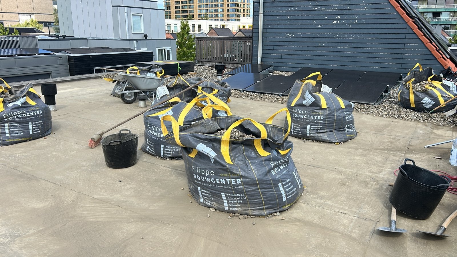 Big bags met grind - Ideaal voor tuin of oprit, Tuin en Terras, Grind, Keien en Split, Ophalen, Overige materialen, Gebruikt, Grind