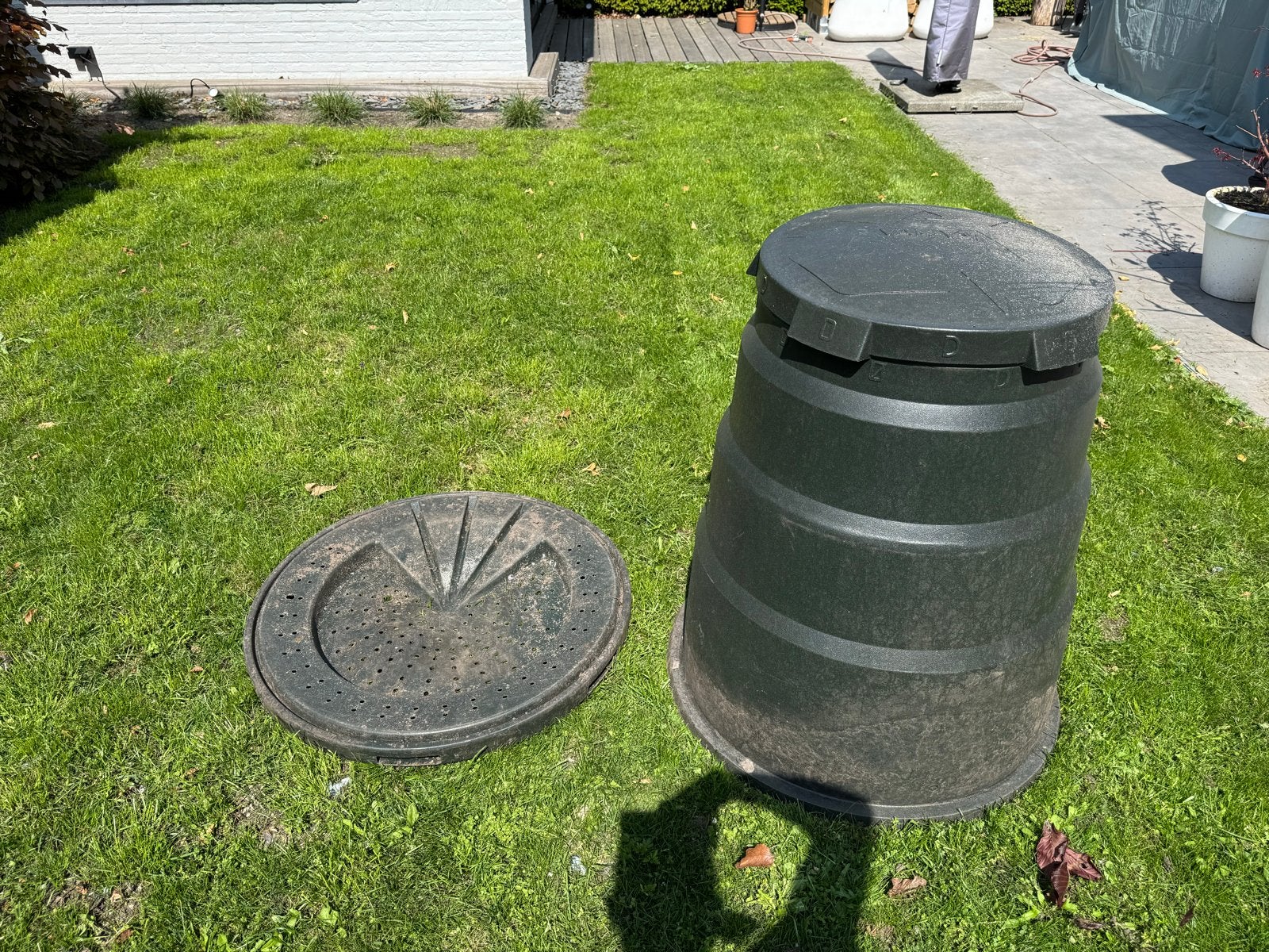 Compostvat - VAM COMPOST - Groen, Ophalen, Gebruikt