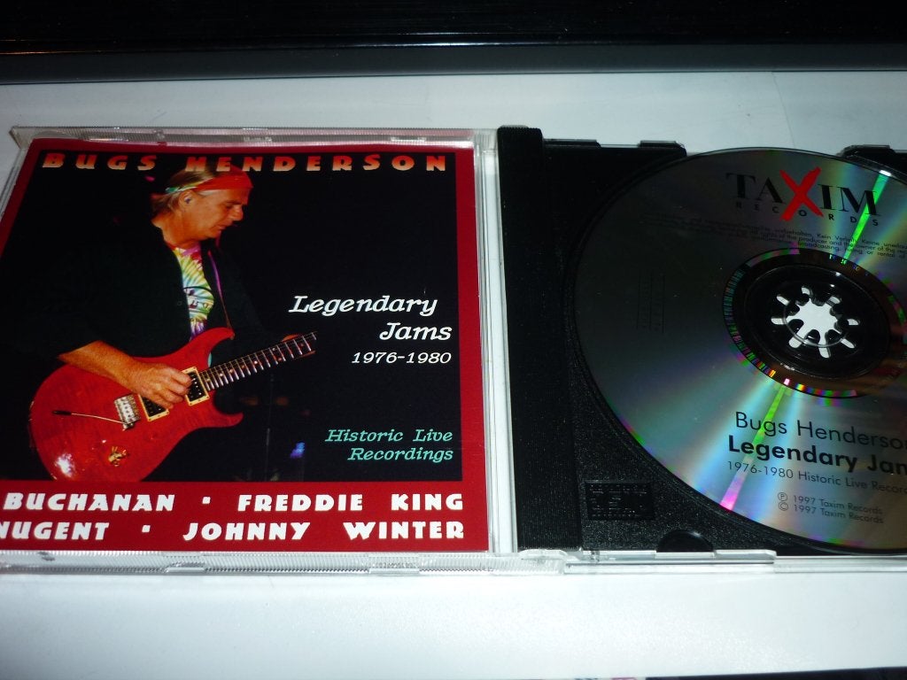 Bugs Henderson - Legendary Jams 1976-1980 (CD), Cd's en Dvd's, Blues Rock, Ophalen of Verzenden, Zo goed als nieuw, Live-album