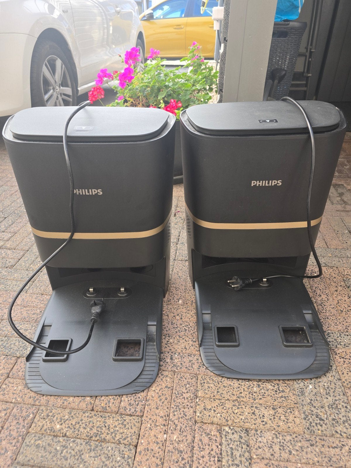 Philips Robotstofzuiger Oplaadstation - Zwart, Witgoed en Apparatuur, Gebruikt, Philips, Robotstofzuiger, Oplaadstation