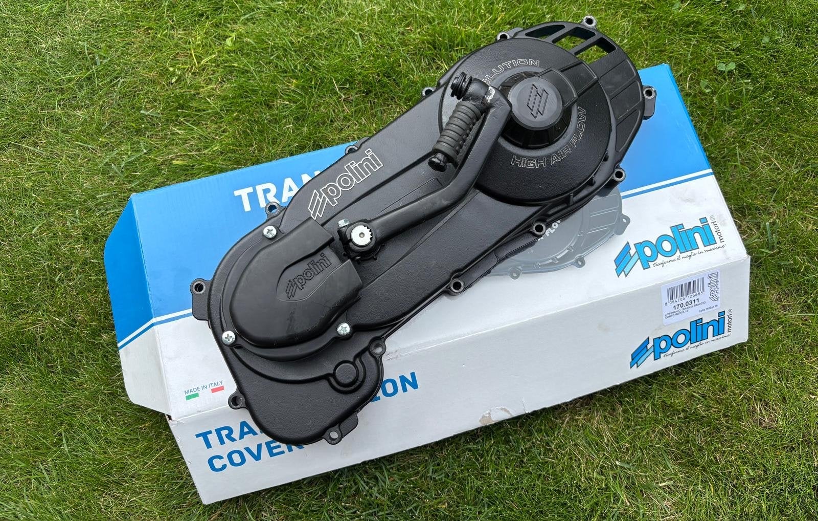Polini Evolution Carterkap Zwart – Piaggio Kort / Zip 2T, Ophalen, Zo goed als nieuw, Kap, Overige merken