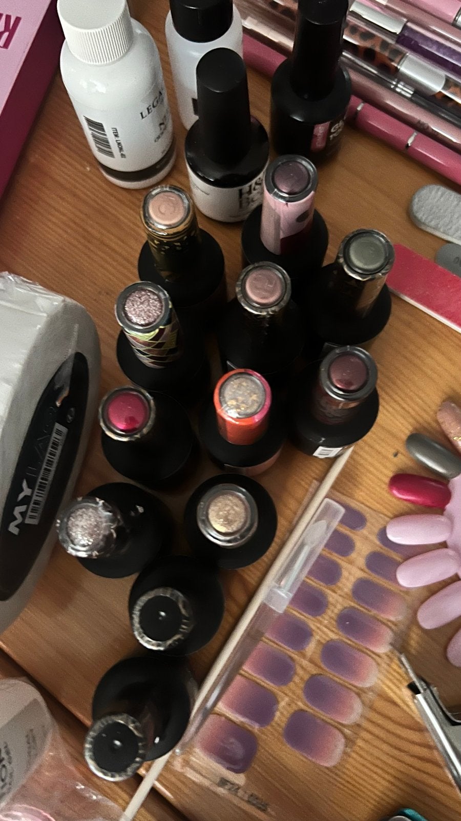 Complete set: Gel nagellak, acryl en nagelproducten, Ophalen of Verzenden, Gebruikt, Overige typen
