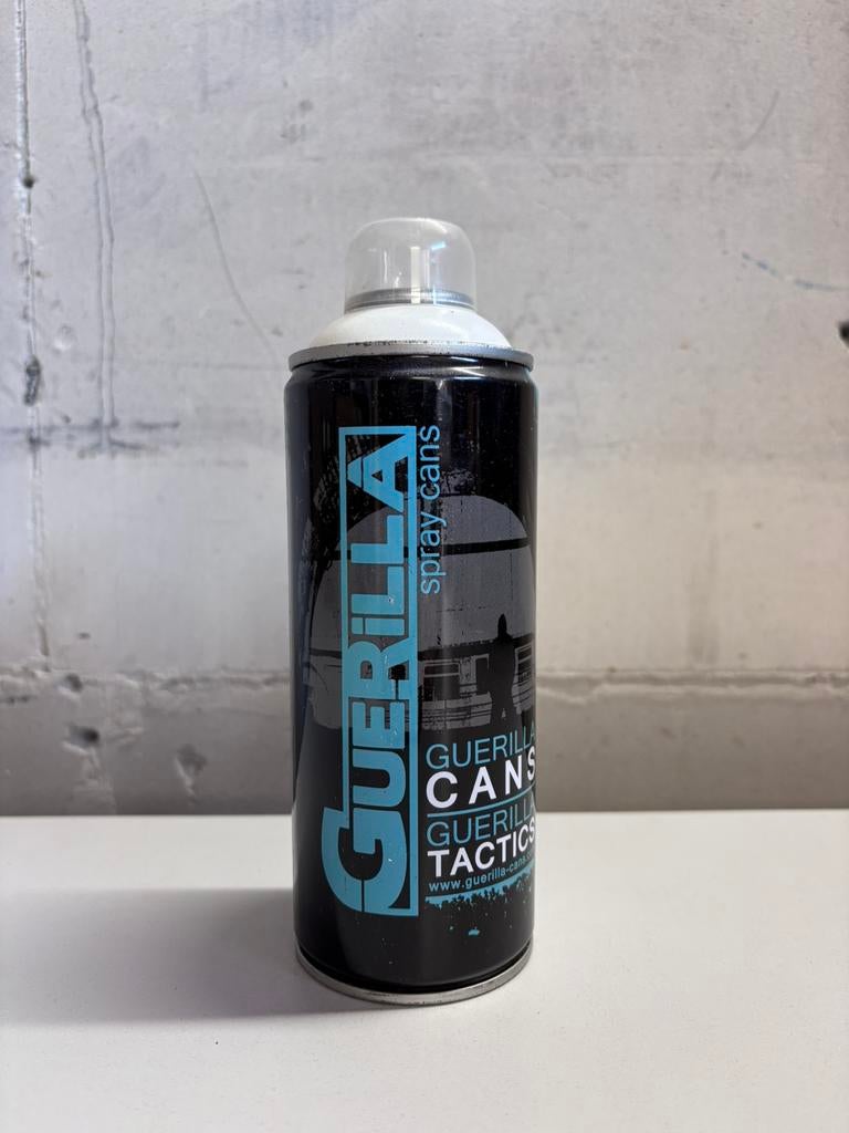 Spuitbus Guerilla Cans wit graffiti, Ophalen of Verzenden, Nieuw