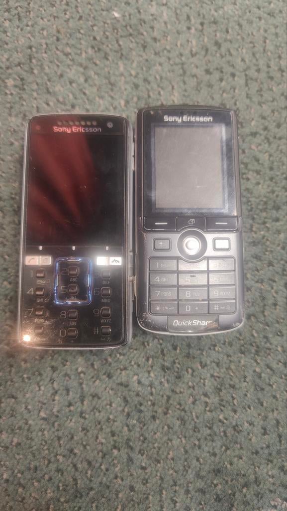 Sony Ericsson K850i en K750i - Klassieke telefoons, Telecommunicatie, Mobiele telefoons | Sony, Gebruikt, Zwart, Overige systemen