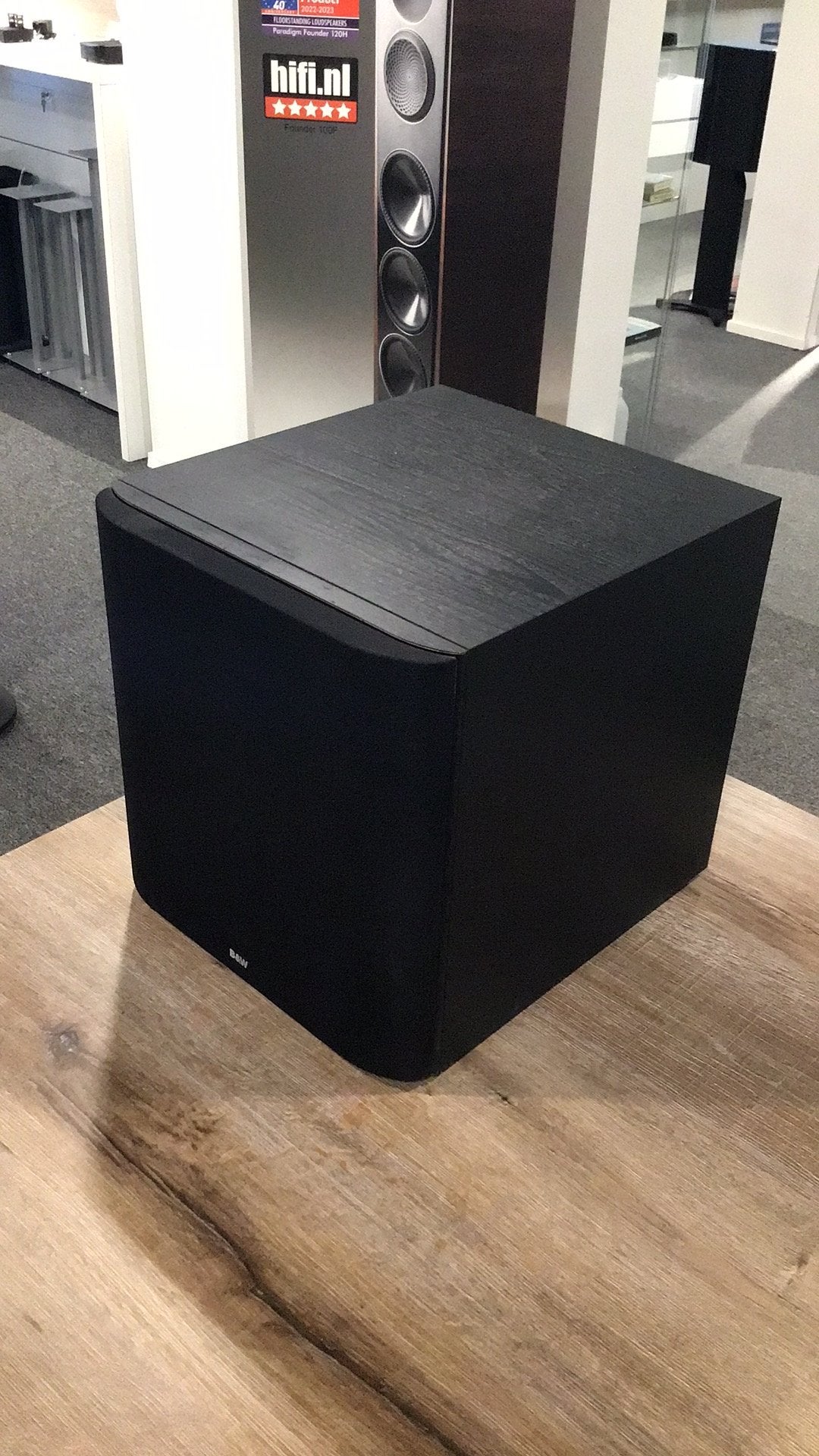 Bowers & Wilkins ASW 600 subwoofer, Ophalen, Zo goed als nieuw, Subwoofer, Bowers & Wilkins (B&W)