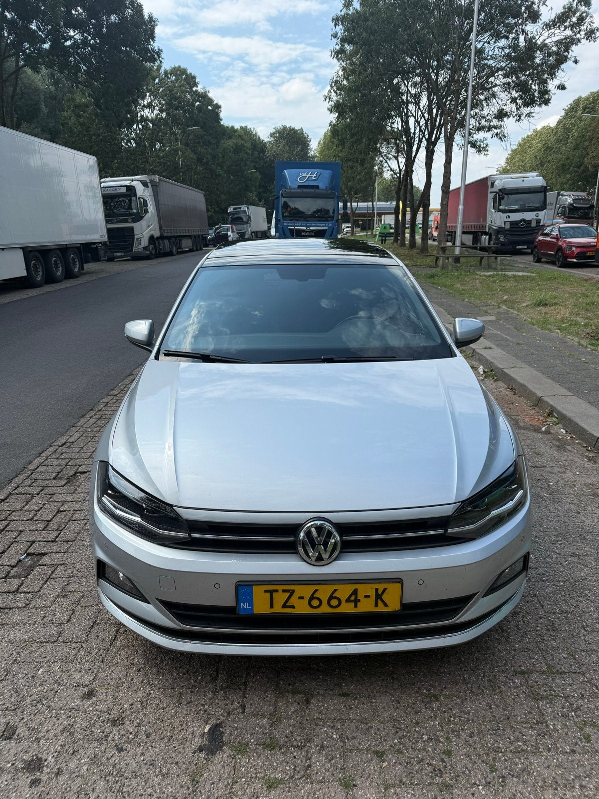 Volkswagen Polo 1.0 TSI 115pk 7-DSG 2018 Grijs, Zwart, 49 €/maand, Origineel Nederlands, 115 pk