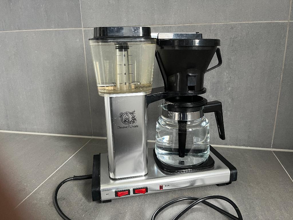 Douwe Egberts Moccamaster, Witgoed en Apparatuur, Koffiezetapparaten, Gebruikt, Koffiemachine, Gemalen koffie, Ophalen of Verzenden