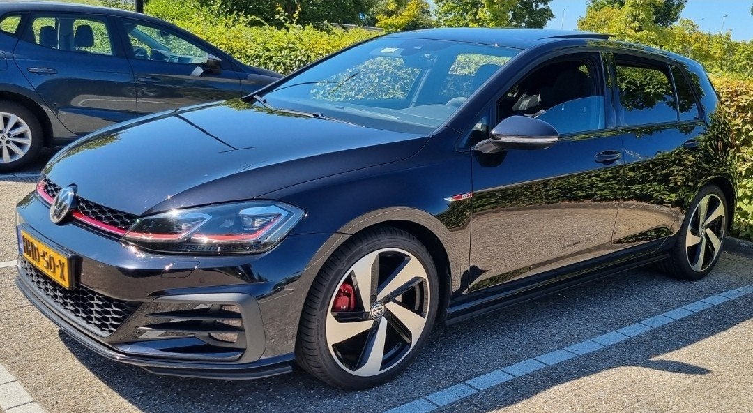 Volkswagen Golf 7.5 GTI Perf, 2019, 310 pk, Zwart, Zwart, Handgeschakeld, Golf