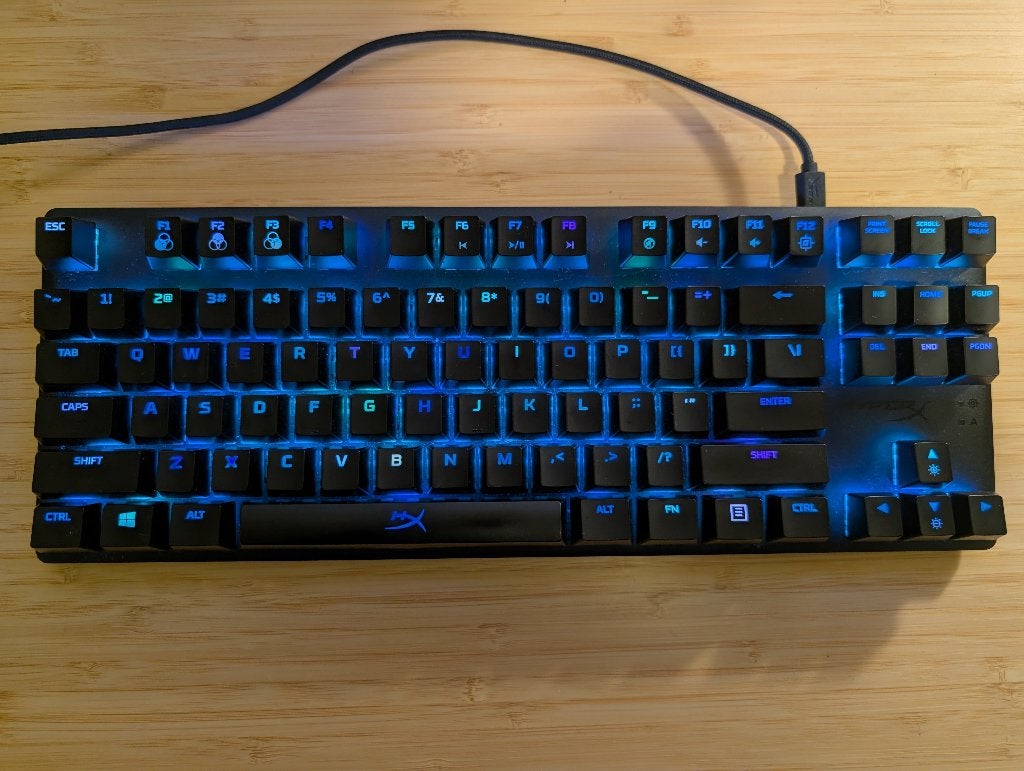 HyperX Alloy Origins Core mechanical keyboard RGB, HyperX, Ophalen of Verzenden, Zo goed als nieuw, Qwerty