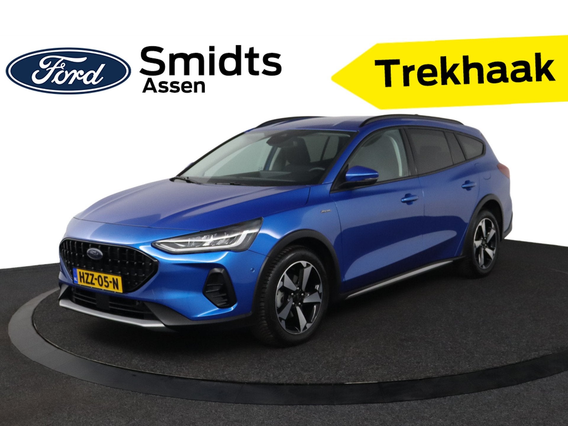 Ford FOCUS Wagon 155pk EcoBoost Hybrid Active X (bj 2024), Auto's, Ford, Stof, Gebruikt, Blauw, 155 pk
