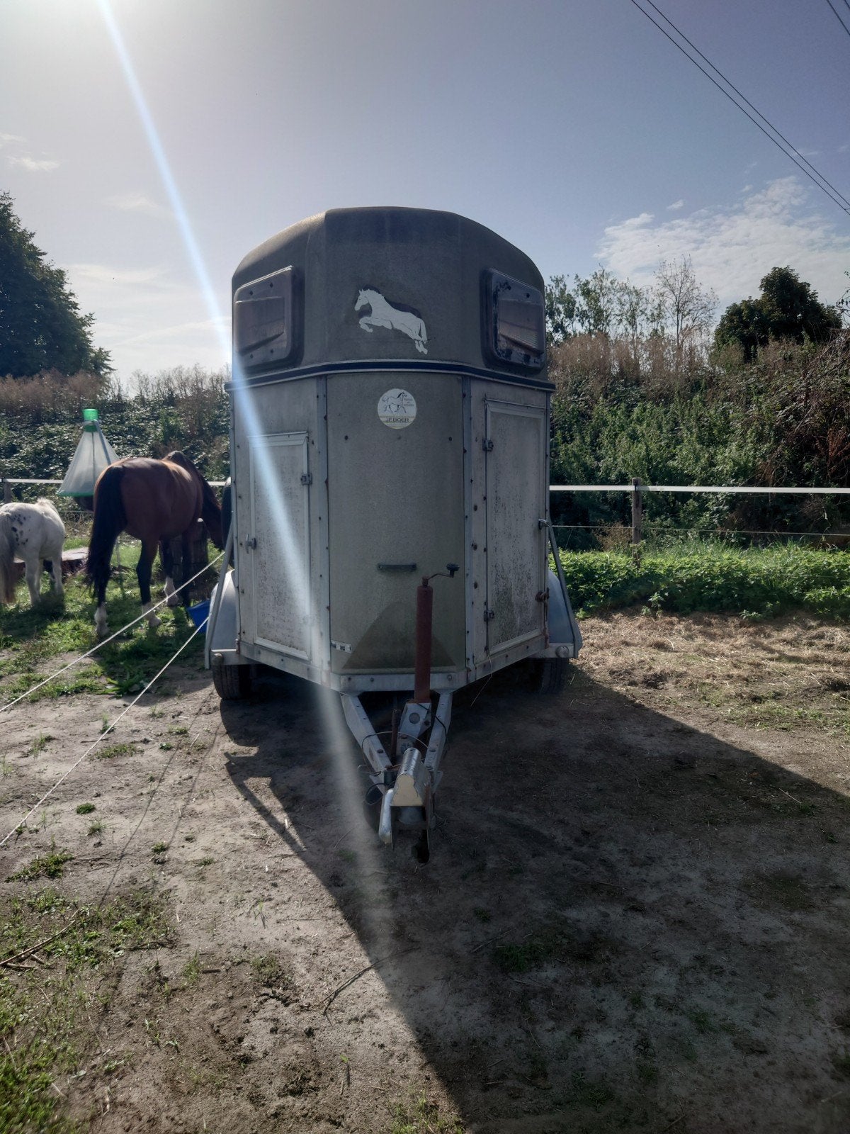 Twee paardstrailer, opknapper!, Dieren en Toebehoren, Ophalen, Gebruikt