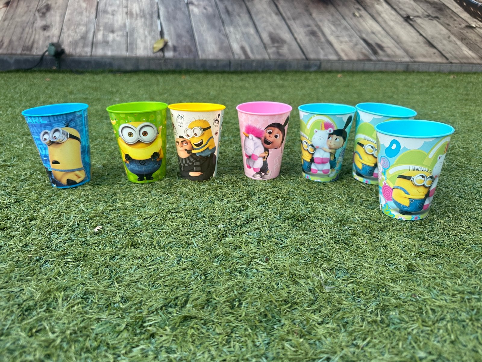 kunststof drinkbekers Minions-thema, Ophalen, Zo goed als nieuw, Overige typen