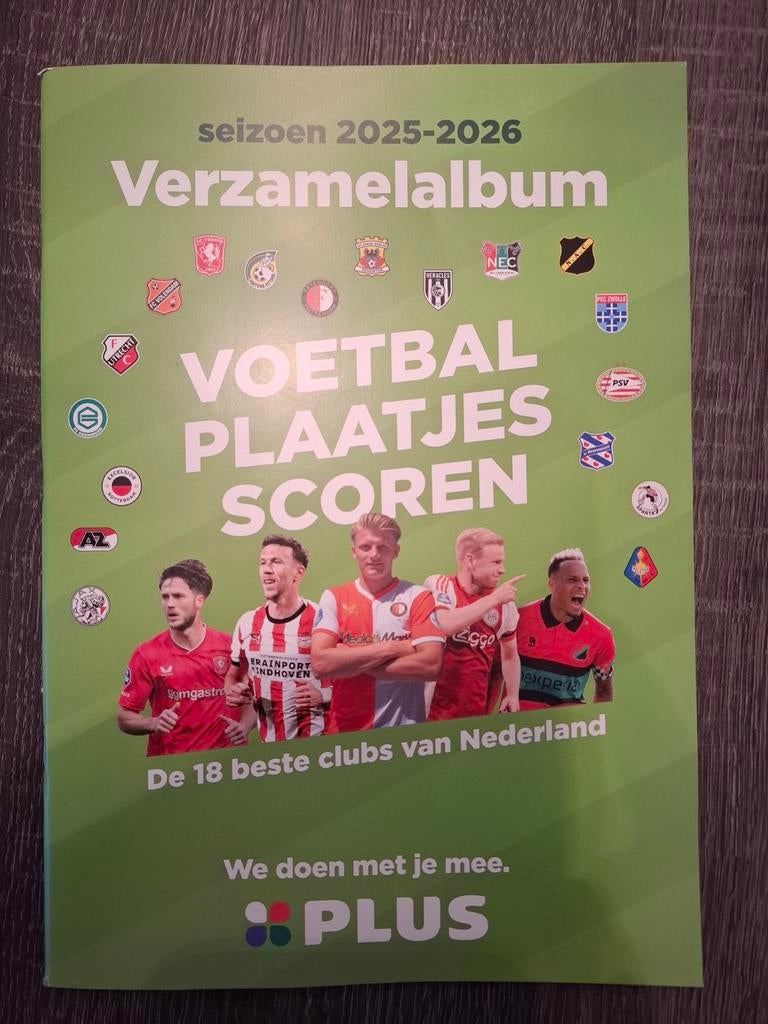 Plus voetbalplaatjesalbum 2025-2026 (compleet), Plus, Ophalen of Verzenden