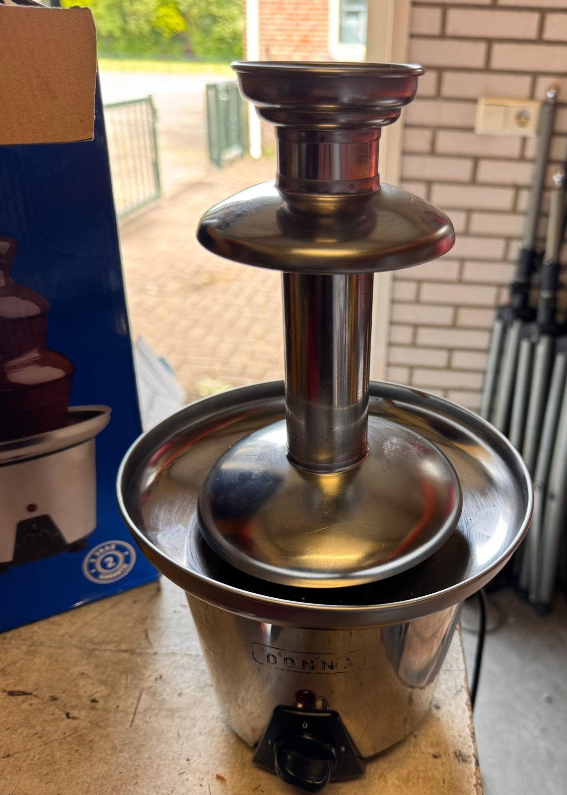 Kleine chocolade fontein, capaciteit 400 ml, Ophalen, Zo goed als nieuw, Overige
