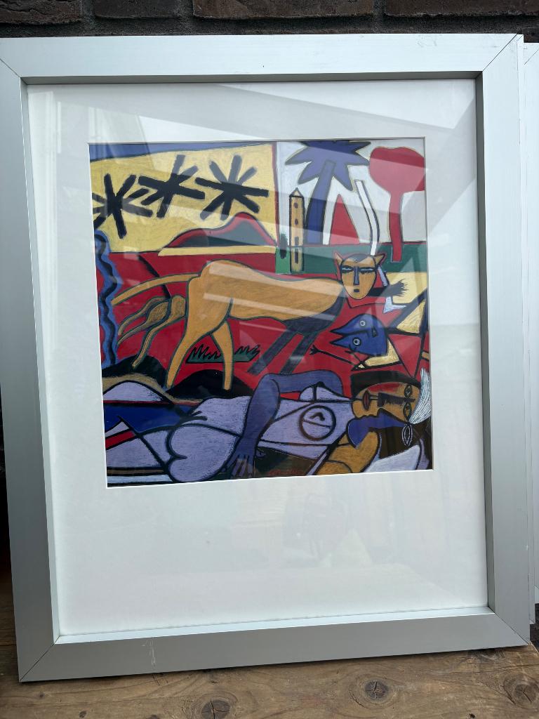 Corneille print verkopen 4 stuks, Ophalen