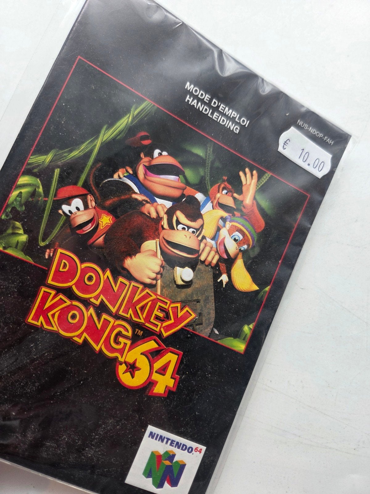 Donkey Kong 64 Handleiding Nintendo 64, Spelcomputers en Games, Nintendo, Postbus 564, 3400 AN Nieuwegein, Ophalen of Verzenden