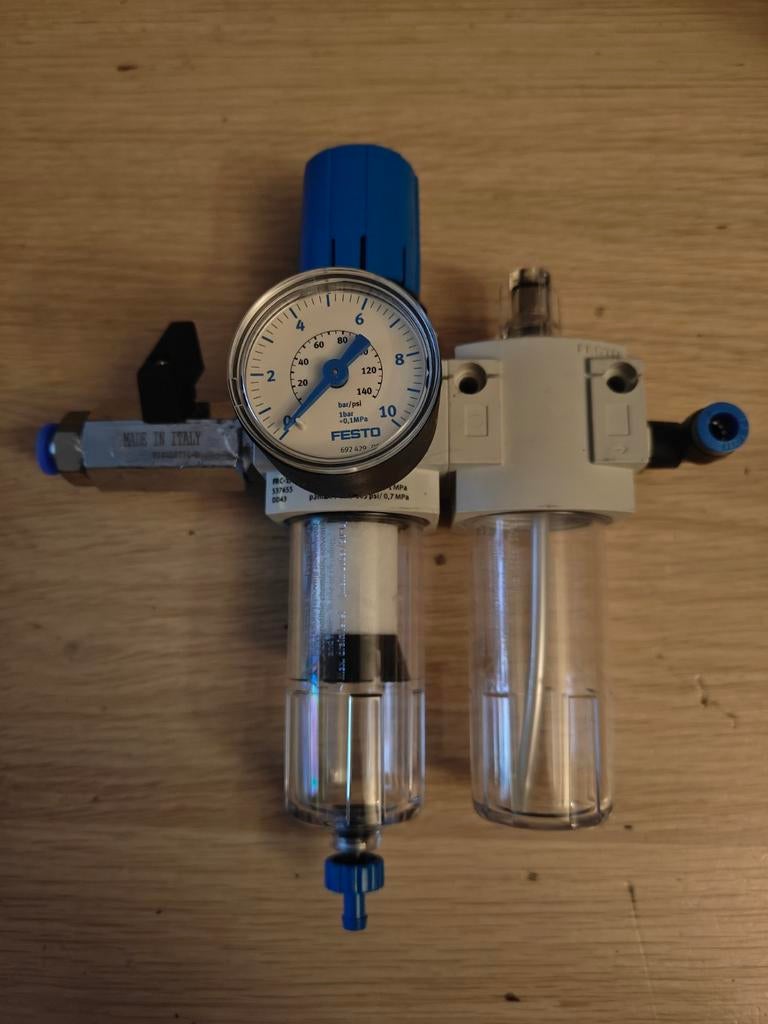 6x Festo luchtbehandelingsapparaat met olievernevelaar, Doe-het-zelf en Verbouw, Compressors, Minder dan 25 liter, Ophalen of Verzenden