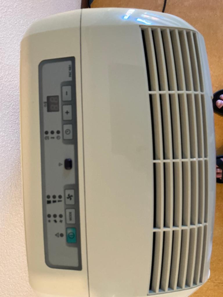 DeLonghi Mobiele Airco PAC N81 - Hoog Vermogen, Compleet, Ophalen, Gebruikt, Minder dan 60 m³, 3 snelheden of meer