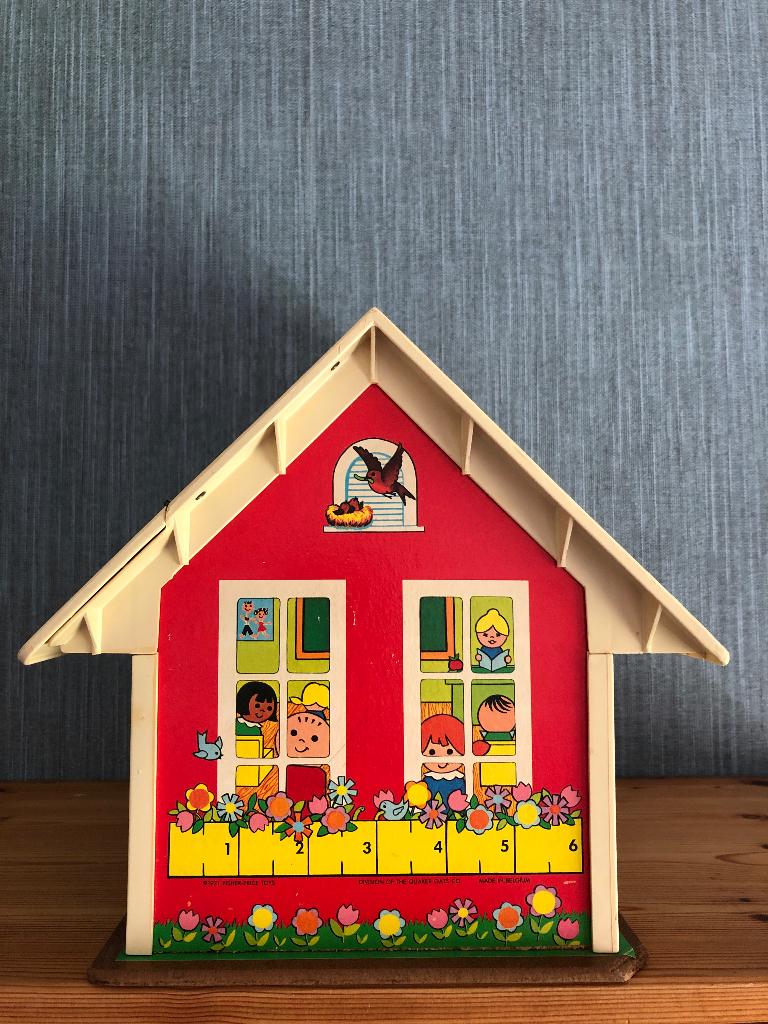Vintage 1971 Fisher Price Little People SCHOOL HOUSE #923, Kinderen en Baby's, Speelgoed | Fisher-Price, Ophalen of Verzenden