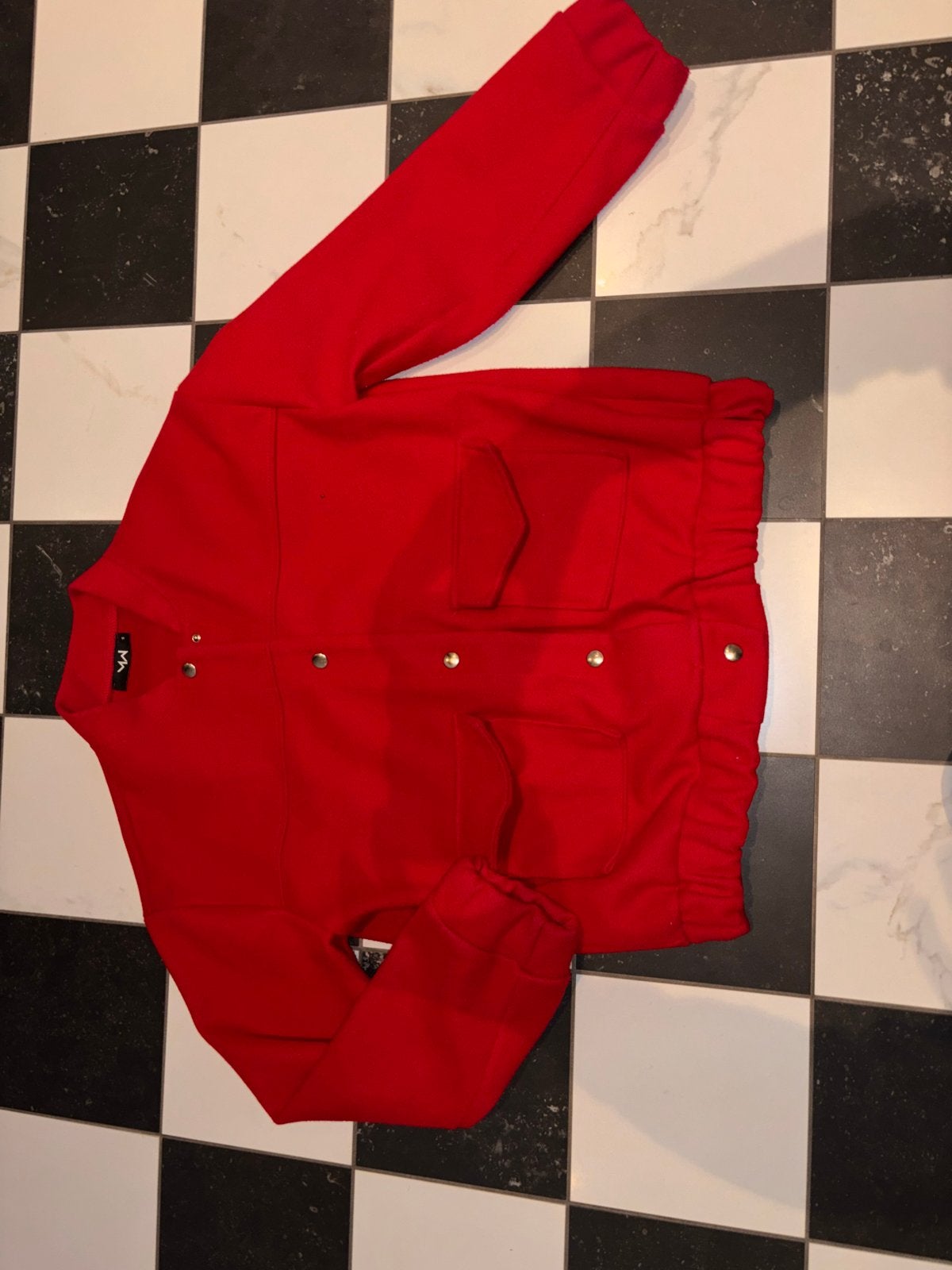 Most Wanted rood jasje S valt ruim, Ophalen of Verzenden, Zo goed als nieuw, Maat 36 (S), Rood