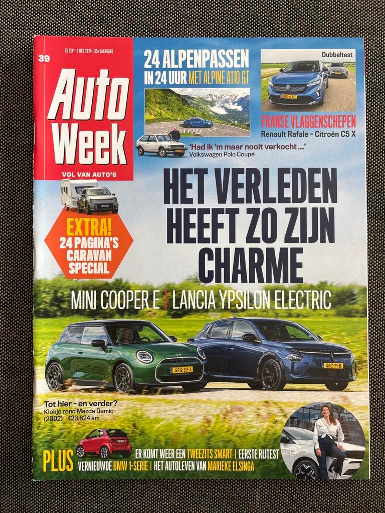 AutoWeek Magazine 39 - 25 sep - 2 okt 2024, Boeken, Auto's | Boeken, Ophalen of Verzenden, Nieuw, Algemeen