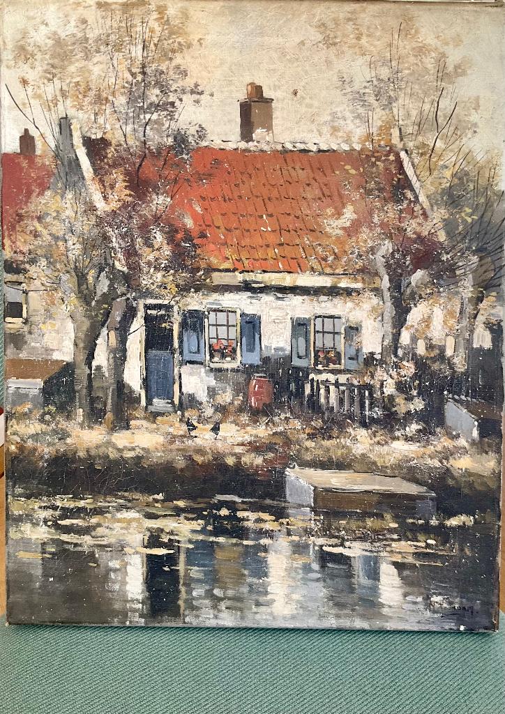 Oud schilderij van H. Noordam, Ophalen