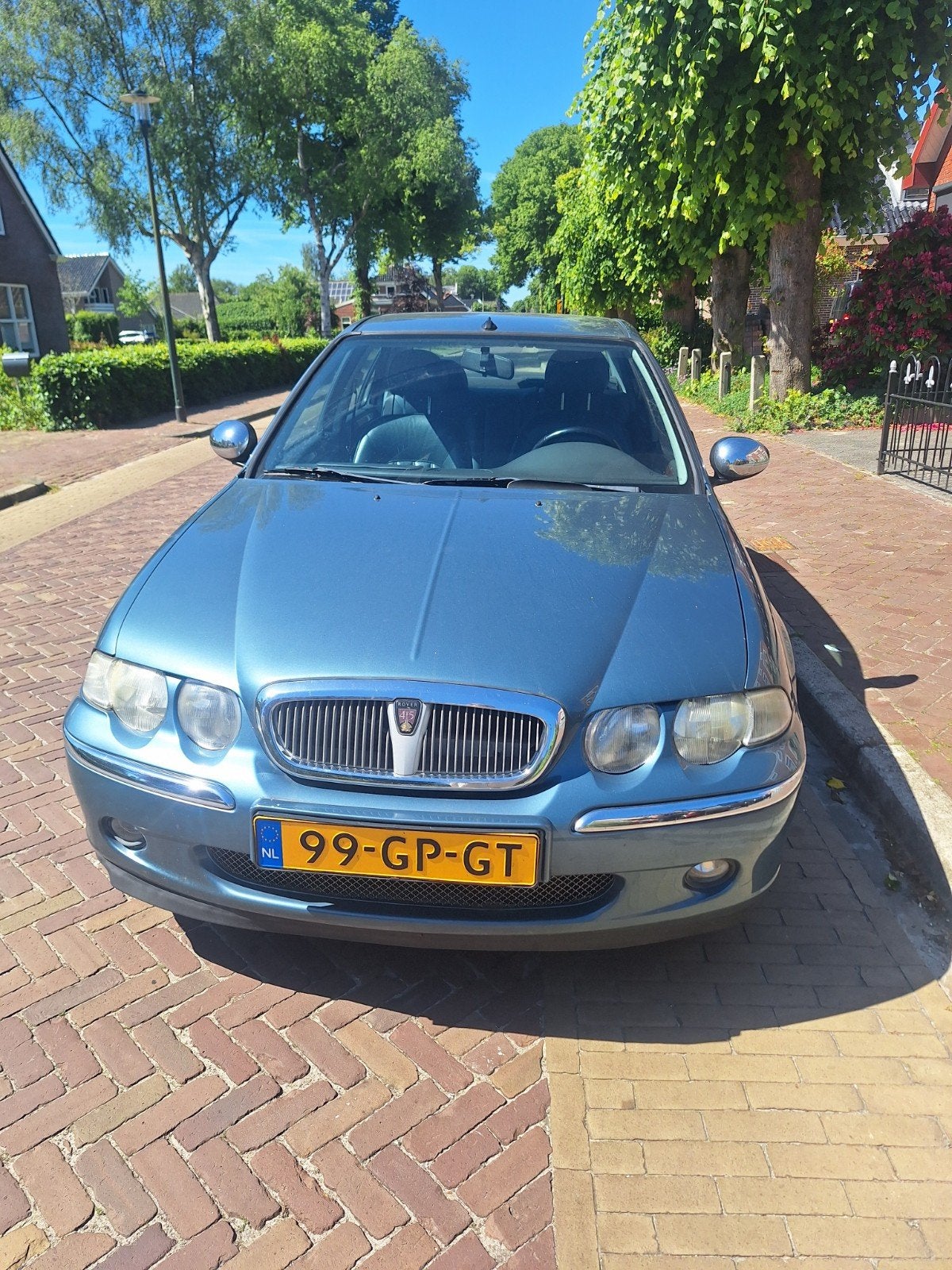 Rover 45 2.0 V6 SDN AUT 2001 Blauw, Auto's, Rover, Automaat, Blauw, 1240 kg, Vierwielaandrijving