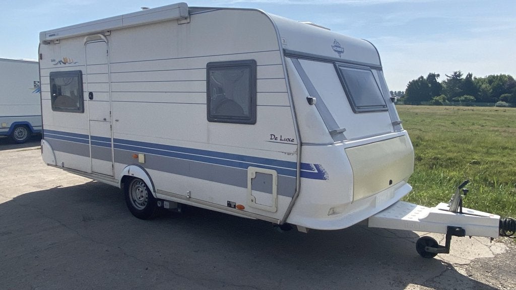 *Bemiddeling* Hobby De luxe Easy 460 UFE met mover en luifel, Kachel, Rondzit, Hobby, Bedrijf