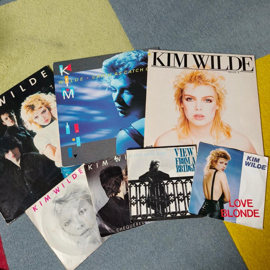 Kim Wilde LP's en singles collectie, Gebruikt, 7 inch, 1980 - 1989, Fotohoes