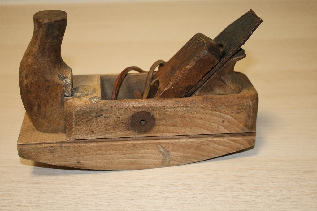 Oude houten Hol/Bol schaaf Nooitgedagt, Ophalen of Verzenden