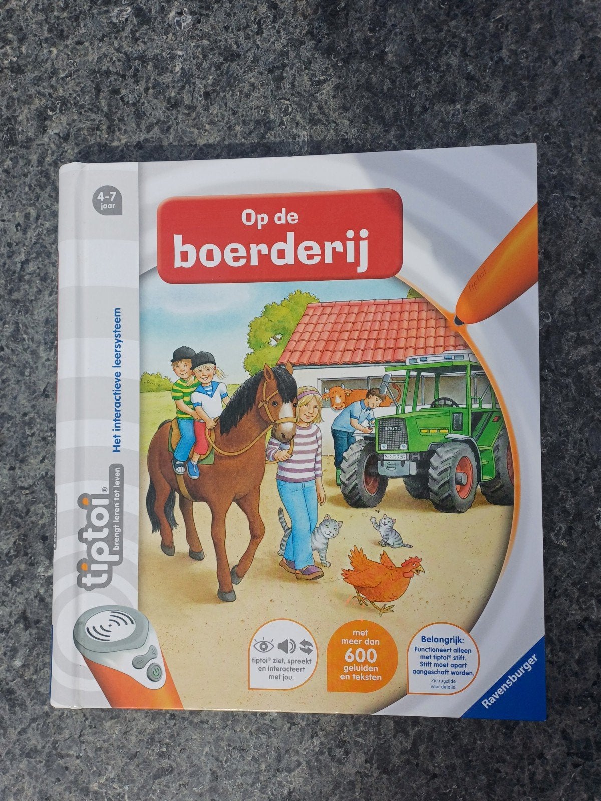 Tiptoi boek 'Op de boerderij' - Interactief leerplezier, Non-fictie, Jongen of Meisje, Constanza Scharfenberg, Ophalen of Verzenden