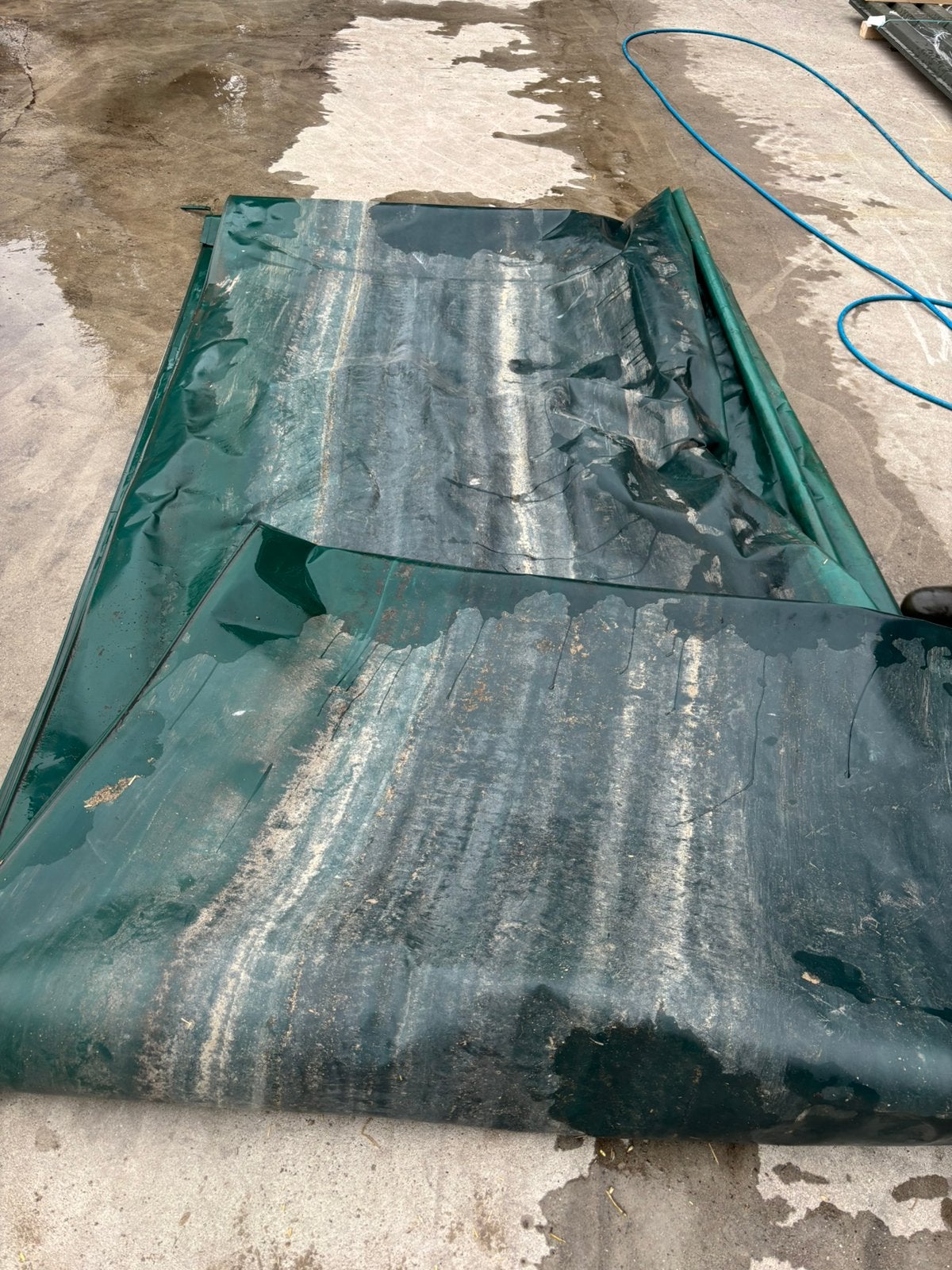 Doek voor stalgordijn, Tuin en Terras, Kassen, Ophalen, Gebruikt
