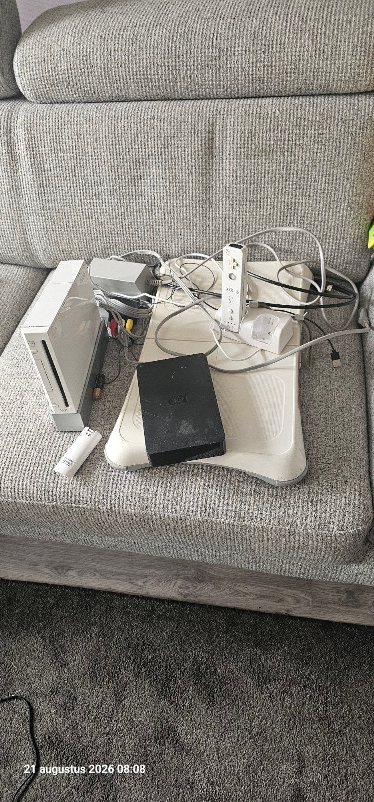 Wii & harde schijf, 200+ spellen, Balance Board & controlle, Ophalen of Verzenden