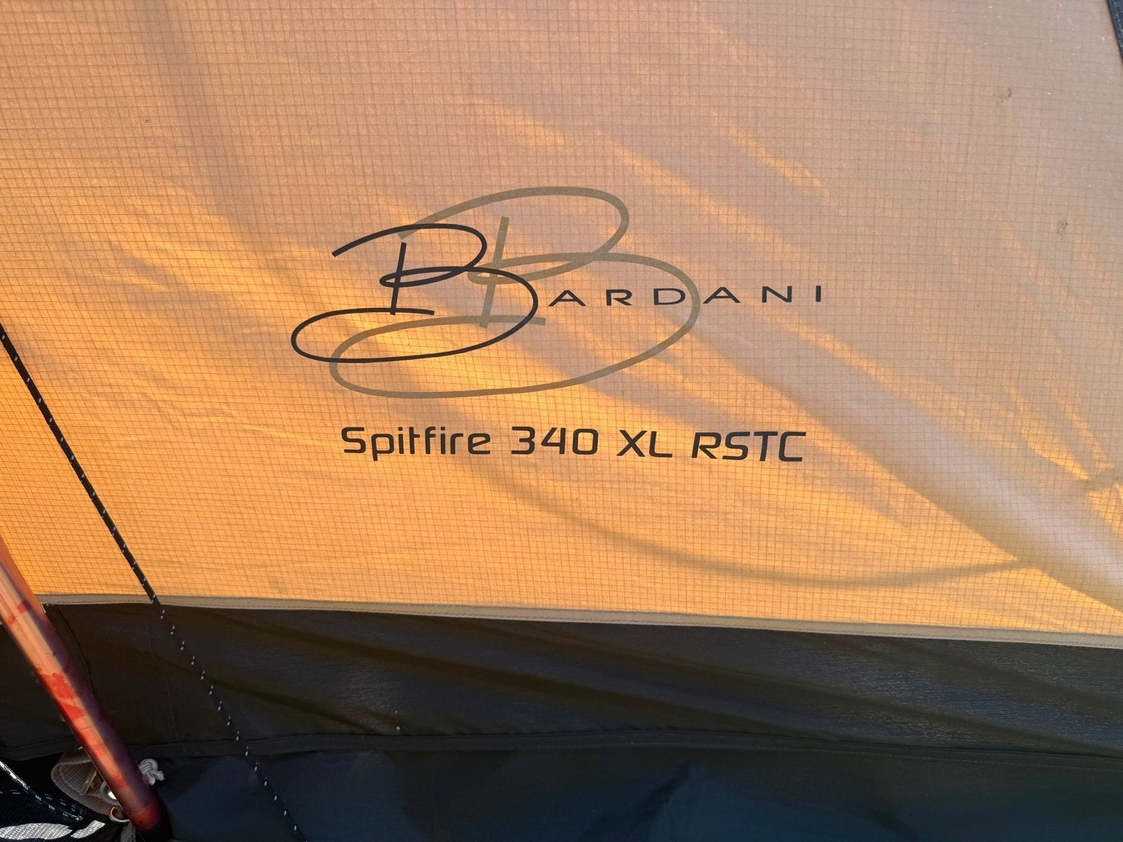 Bardani Spitfire 340 XL RSTC tunneltent, Ophalen of Verzenden, Gebruikt, Tot en met 4
