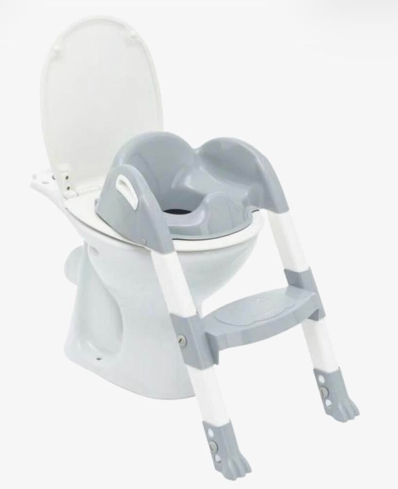 Thermobaby KiddyLoo WC-verkleiner met trapje - Grijs, Ophalen, Zo goed als nieuw