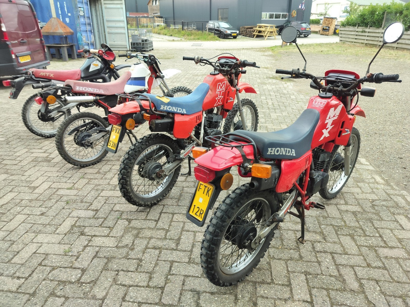 Honda mtx 50cc 4 STUKS oldtimers brommer, Fietsen en Brommers, Ophalen, Gebruikt, 50 cc, MTX
