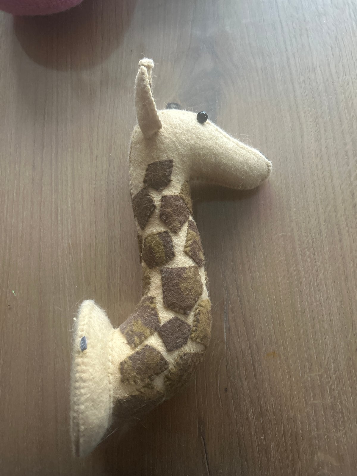 Fiona Walker England Giraffe wanddecoratie - Handgemaakt, Ophalen of Verzenden, Zo goed als nieuw, Meerkleurig, Textiel