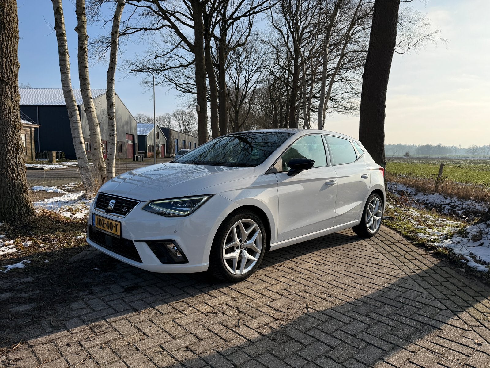Seat Ibiza 1.0 TSI 115pk Dsg-7 2018 Wit Beats/Cruise/Camera, Auto's, Seat, Zwart, 580 kg, 1064 kg, Alcantara
