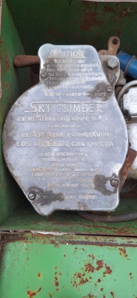 Sky Climber hijstakel, 380V, max 6000kg hefcapaciteit💪, Doe-het-zelf en Verbouw, Lieren en Takels, Ophalen, Gebruikt, ., .