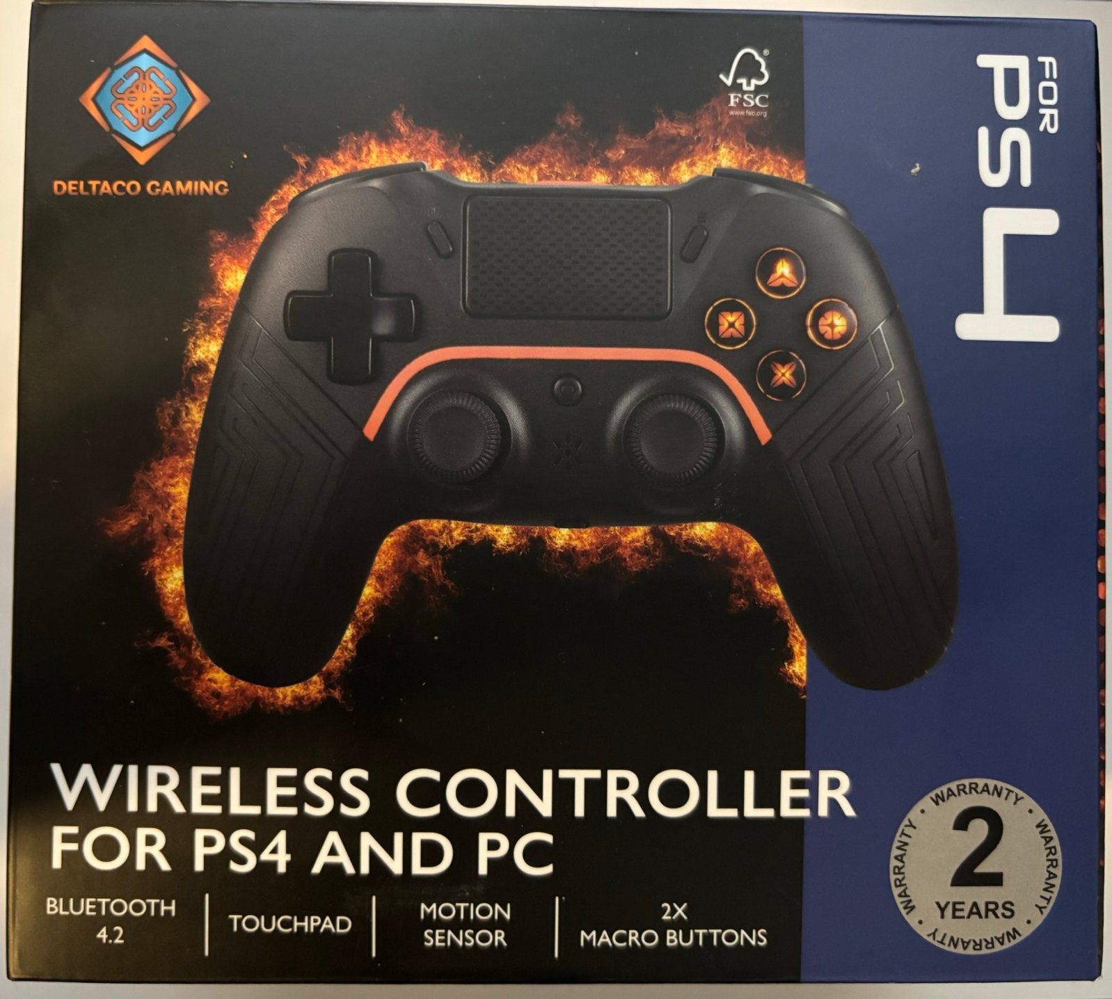 Deltaco Gaming Wireless Controller for PS4 and PC - NIEUW!, Ophalen of Verzenden, Nieuw, Deltaco