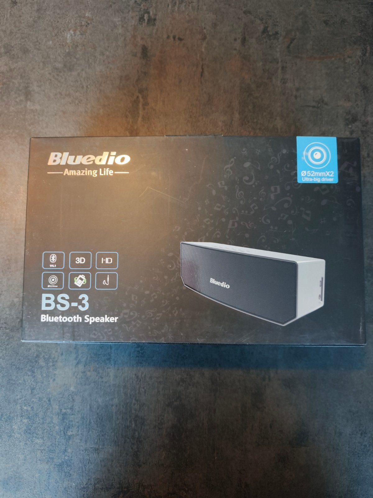 Bluedio BS-3 Bluetooth Speaker - Nieuw in doos, Overige merken, Nieuw, Ophalen of Verzenden, Draagbare speaker