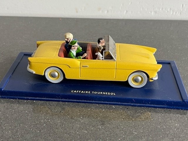 Kuifje auto (L'affaire tournesol), Ophalen of Verzenden, Kuifje, Zo goed als nieuw, Beeldje of Figuurtje