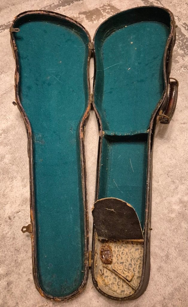 Vintage vioolkoffer 4/4 viool maat., Ophalen of Verzenden, Gebruikt, Viool of Altviool