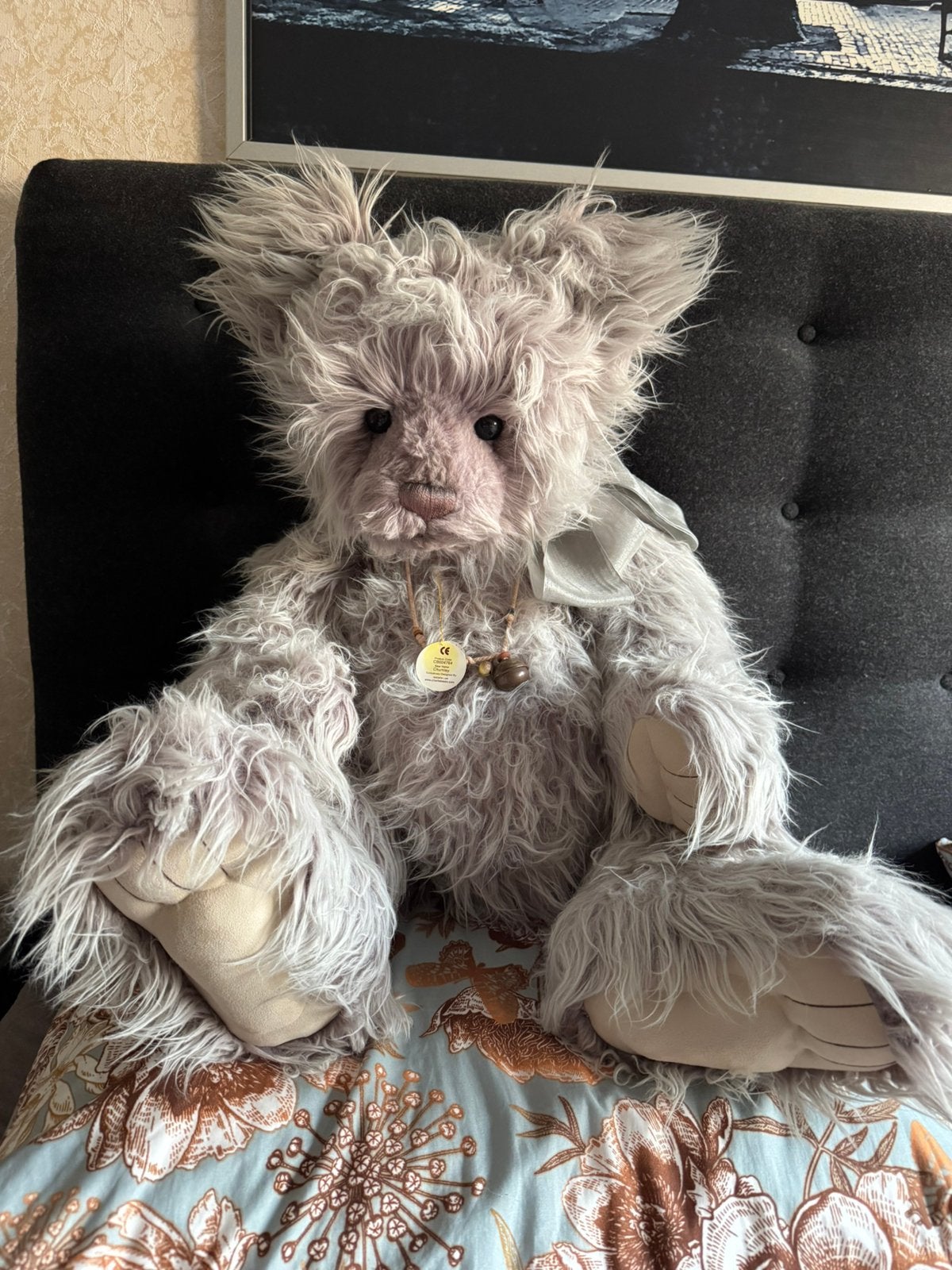 Grote charlie bear chumley, Ophalen, Zo goed als nieuw, Stoffen beer, Overige merken