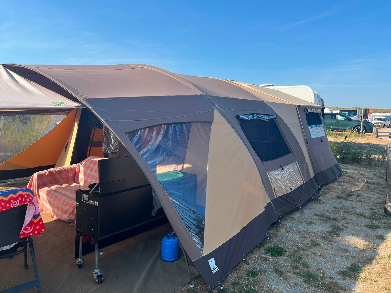 Raclet Safari GL, zeer ruime en complete vouwwagen, Ophalen, Meerkleurig, Raclet, Aanwezig