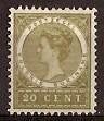 Suriname NVPH nr 51 ongebruikt Koningin Wilhelmina 1907, Ophalen of Verzenden, Postfris