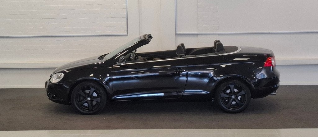 Volkswagen Eos 2.0 T-FSI 200pk 3e Eigenaar Leer Xenon Kleppe, Auto's, Volkswagen, Gebruikt, 4 cilinders, 4 stoelen, Zwart
